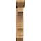 Ekena Millwork Balboa Slat Smooth Bracket w/ Offset Brace, Western Red Cedar, 7 1/2"W x 32"D x 40"H BKT0806X32X40BOA06SWR - alternate 2